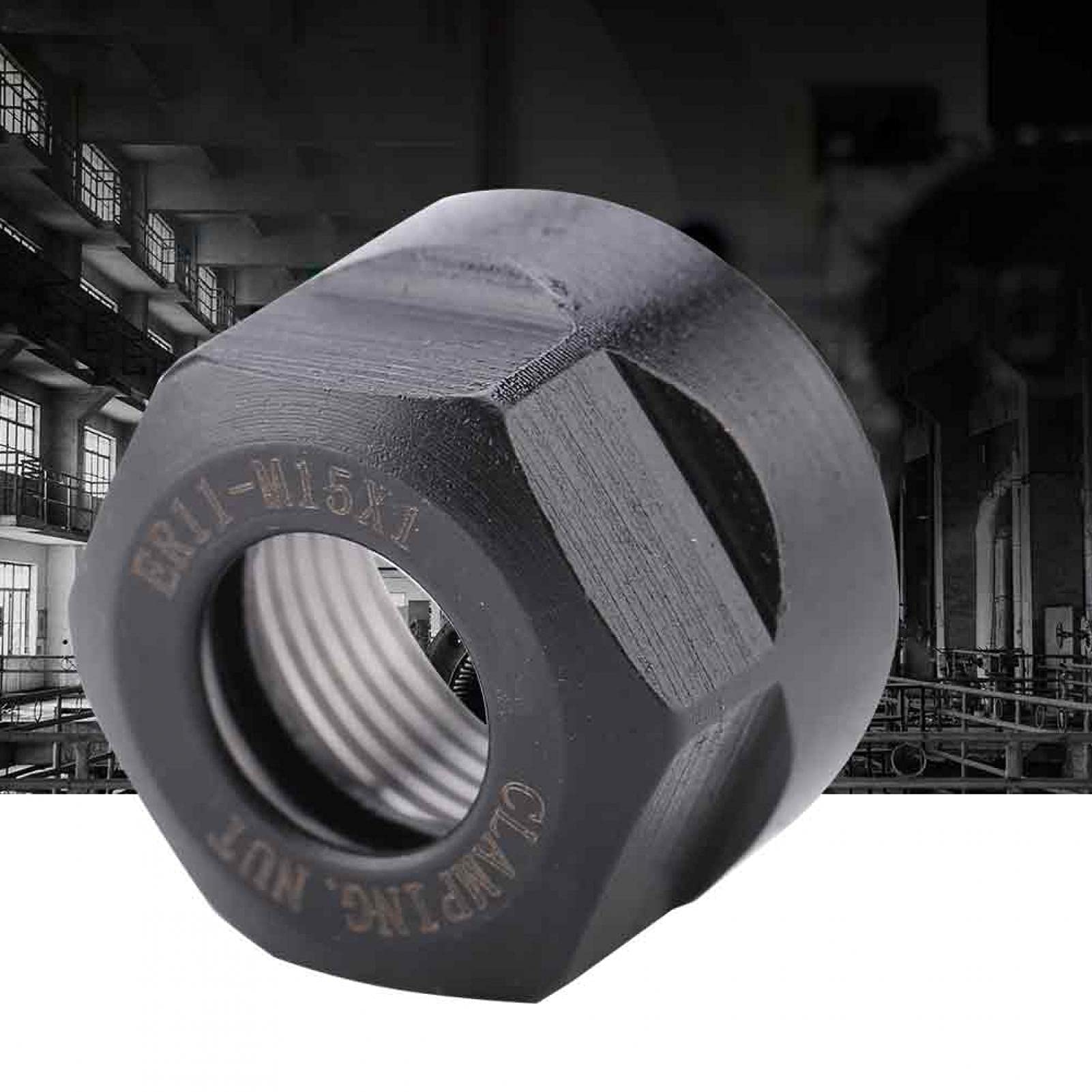 Spantangenadapter, ER11-M type M15 x 1 mm spantang, span zeskantmoeren, spantang, rechte slijper, reservespantang voor CNC-frezen, voederhouder, draaimachine