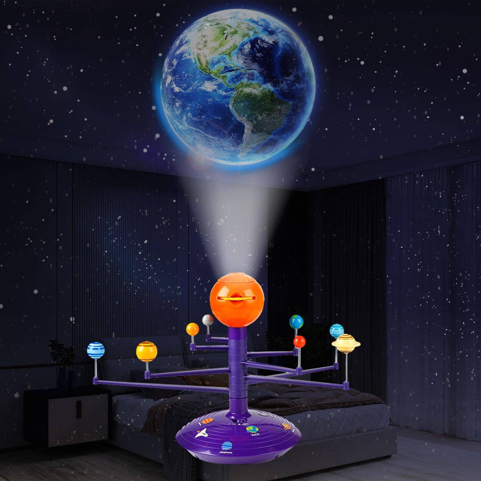 Planetario Interactivo para Niños con Funciones del