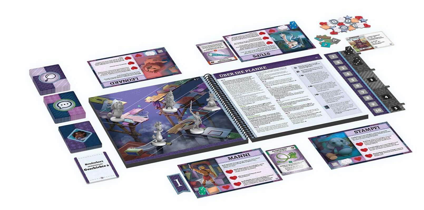 Asmodee Der Herr der Träume - Bruderherz, Erweiterung, Familienspiel, Erzählspiel, Deutsch