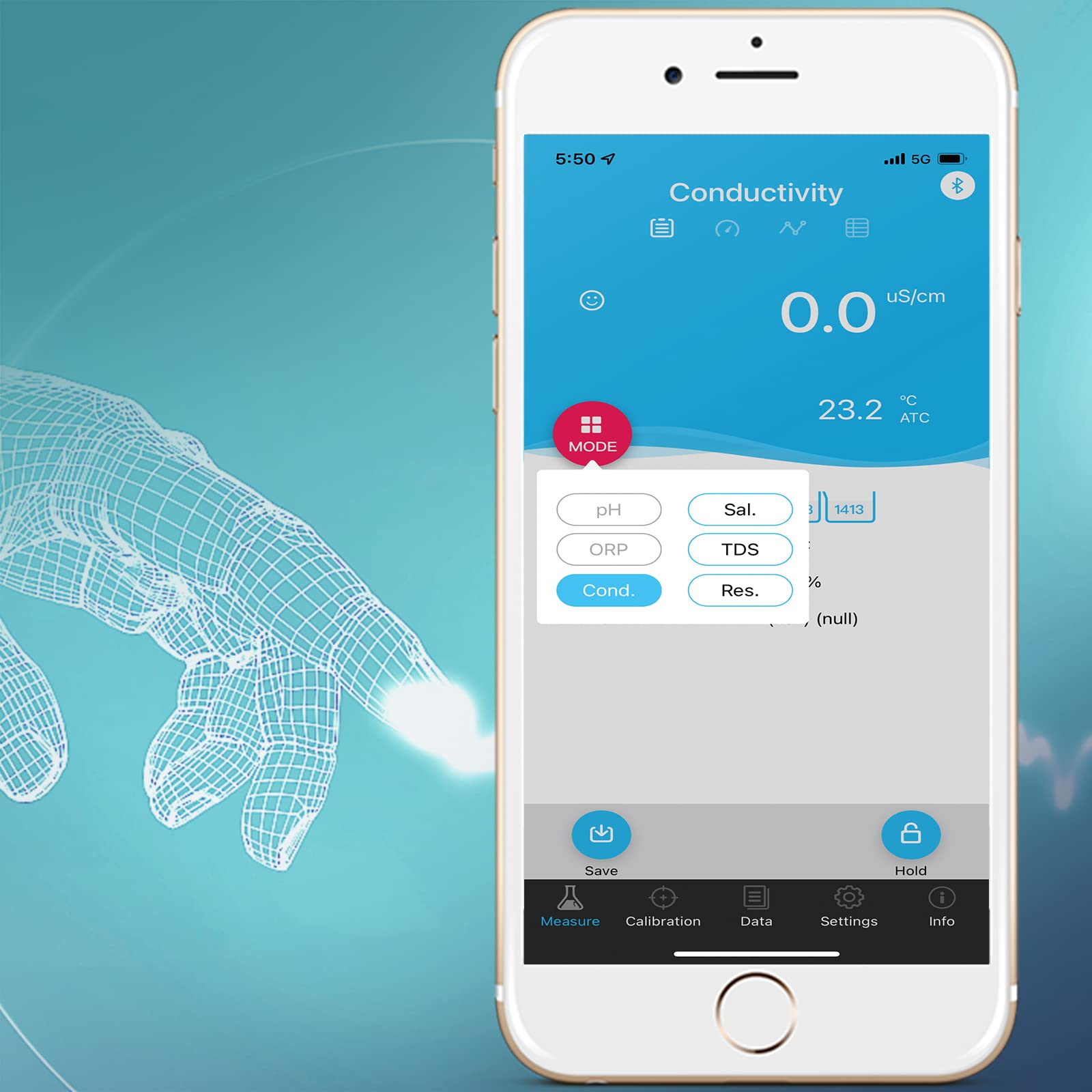 Apera Instruments EC60-Z Smart-Leitfähigkeitsmessgerät