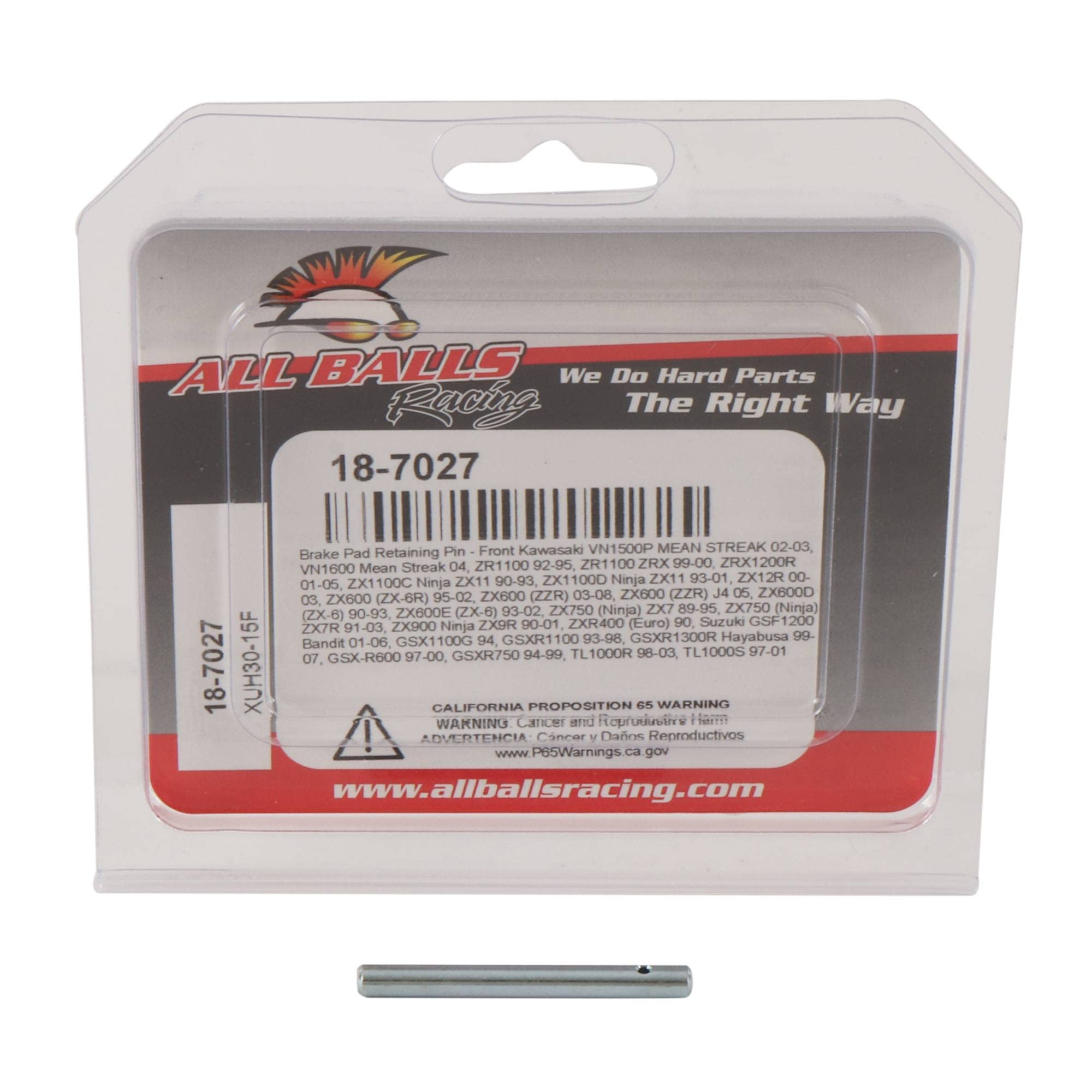 Amazon.com: All Balls Racing 18-7027 Caliper Bolt Kit Front