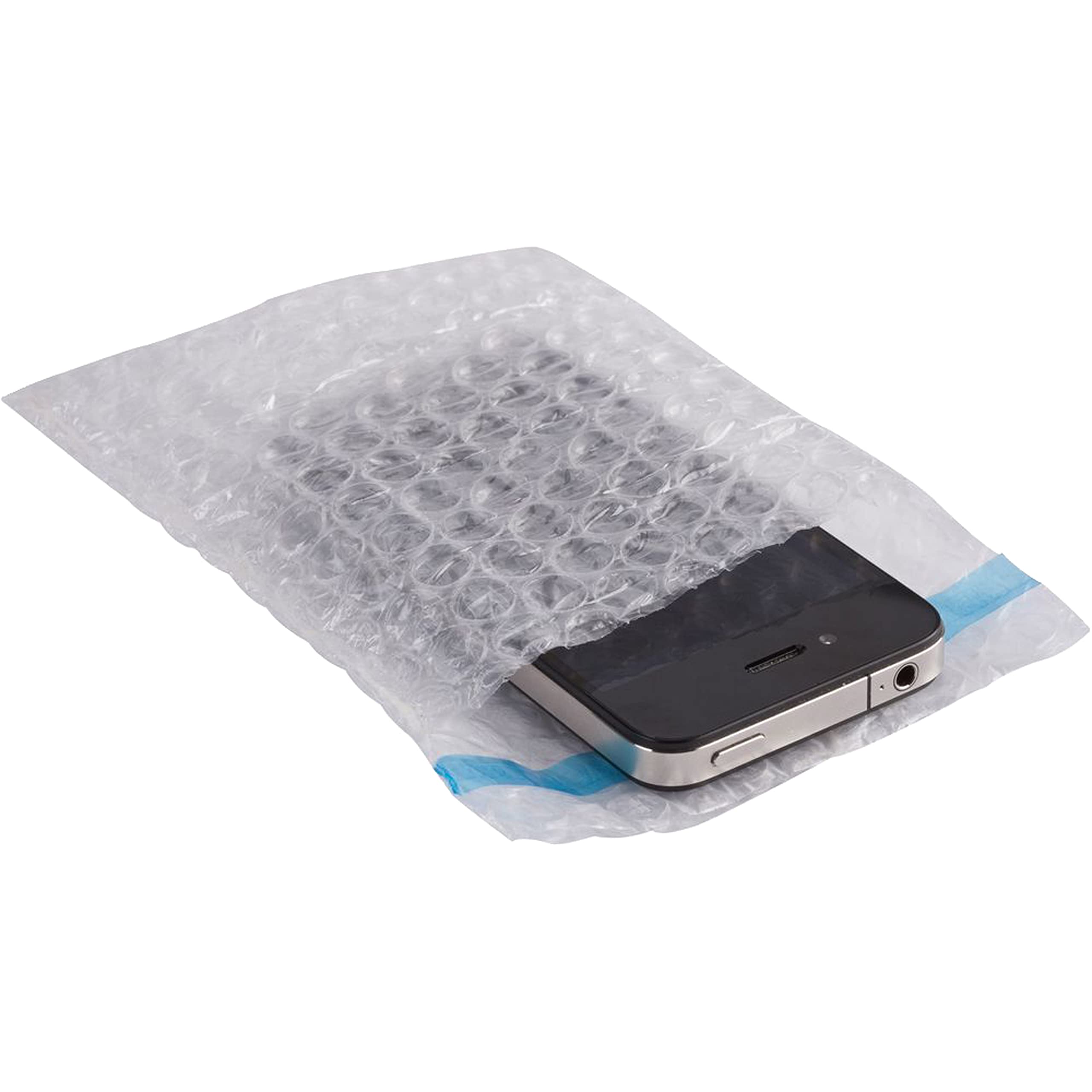 Jeco - Lot de 200 sachets bulles d'air tricouche 150 x 200 mm 100 microns avec rabat adhésif 45 mm