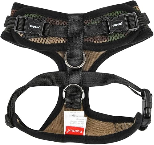 Miniatura 2 de Arnés con cuello ajustable Puppia Authentic RiteFit, M, Camo