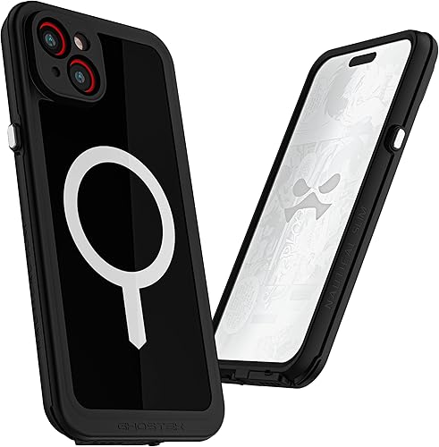 Ghostek Nautical Slim - Funda impermeable para iPhone 15 Plus, protector de pantalla y protector de cámara integrados, compatible con accesorios