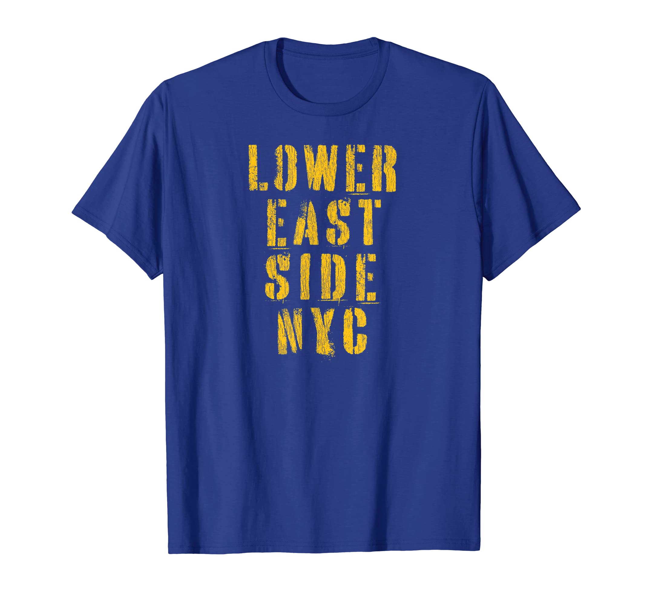 Lower East Side New York New York Design StudioLOWER EAST SIDE NYC / New York NY Stencil Design W. Details T-Shirt