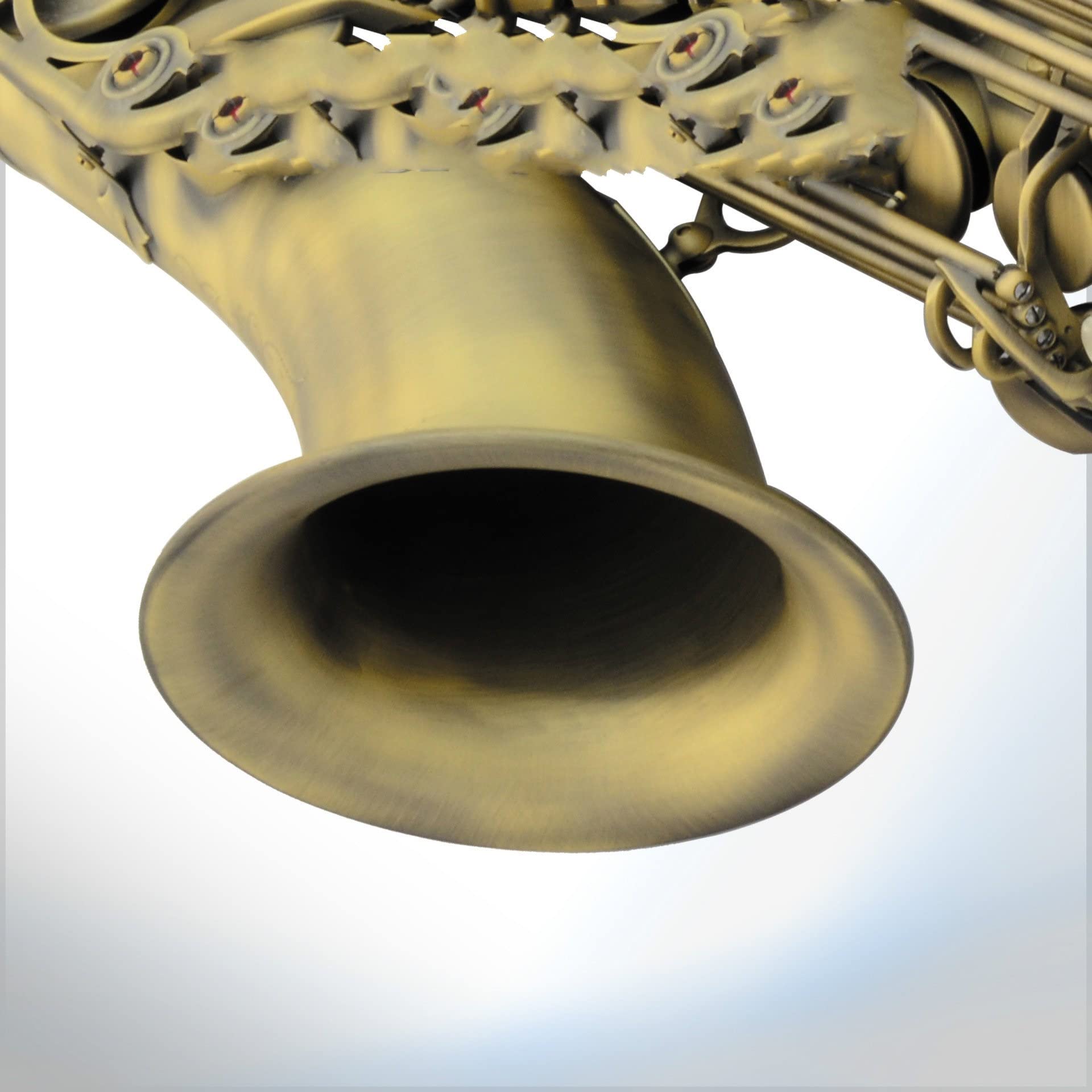 B Tenor Sassofono Brass Tube Matte Green Green Antique Saxophone Performance Professionale Sax Ottone
