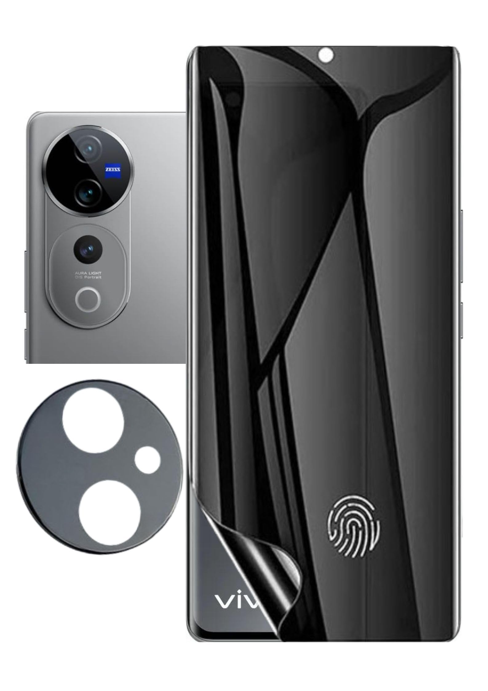 Jaksh Pro Privacy Screen Guard Compatible With Vivo V40 Pro5G, with Camera Glass Protector and Privacy Screen Protector and Camera Lens Protector - [Pack 2] (B0DGLQB3R6) Amazon Price History, Amazon Price Tracker