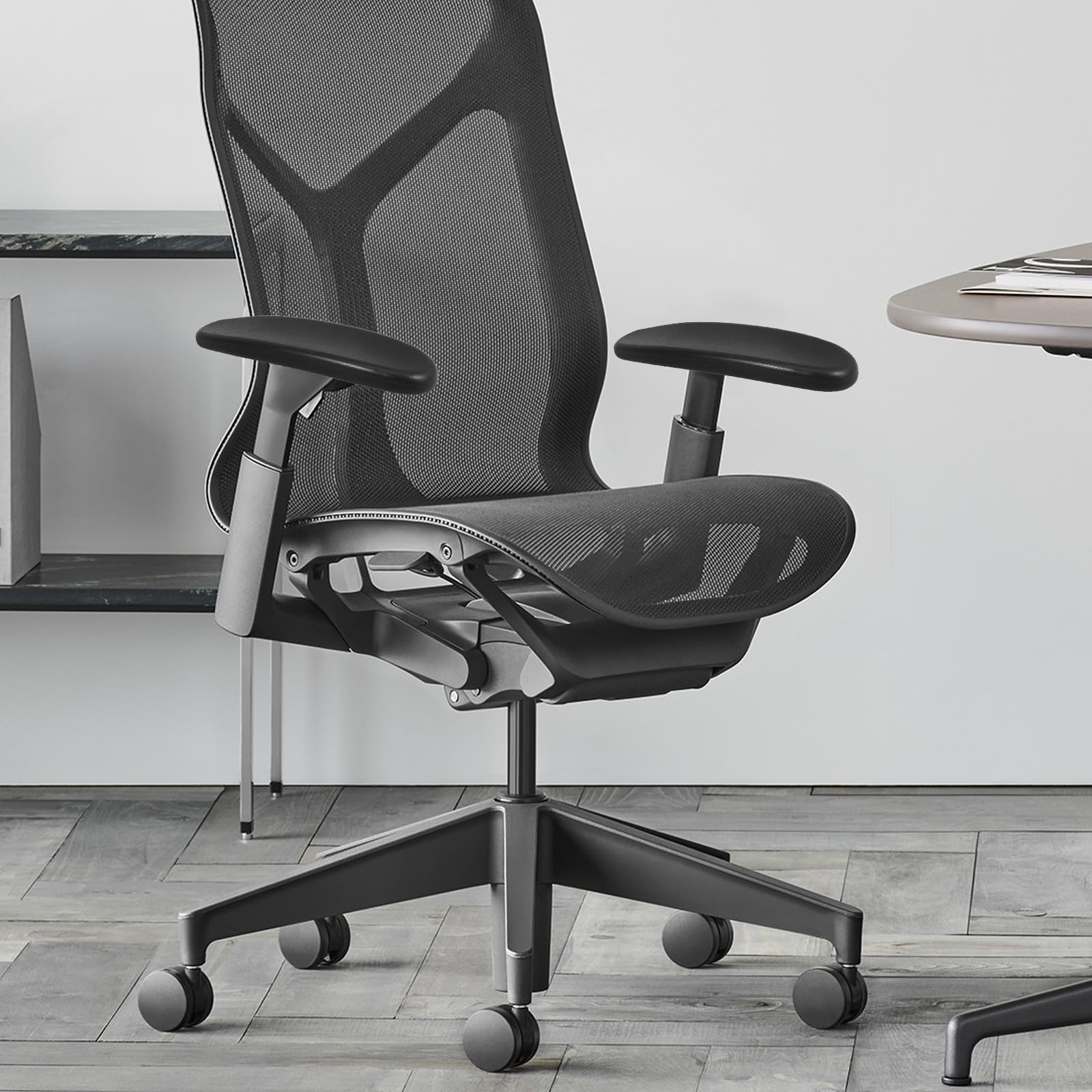 Almohadillas para Brazos de Silla de Oficina y Gaming Repuestos Aplicables de PU 2 Piezas 275X75 MM Accesorio para Repozos de Sillas ómicas Escritorio