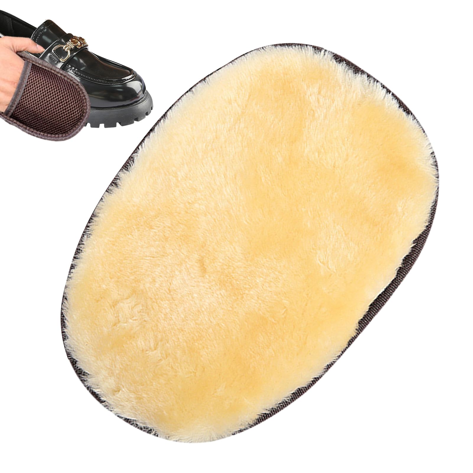 Tedious Yellow Car Wash Gloves - Imitation Lambs Wool Car Wash Mitts,Automotive Washing Mat, Cleaning Wash Pad, Cleaning Pad Gloves For Car, Truck, Shoes, Polish