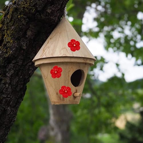 Miniatura 3 de DOITOOL 25 piezas de repuesto para comedero de colibríes, piezas de repuesto para comedero de pájaros, puertos de alimentación, piezas de repuesto