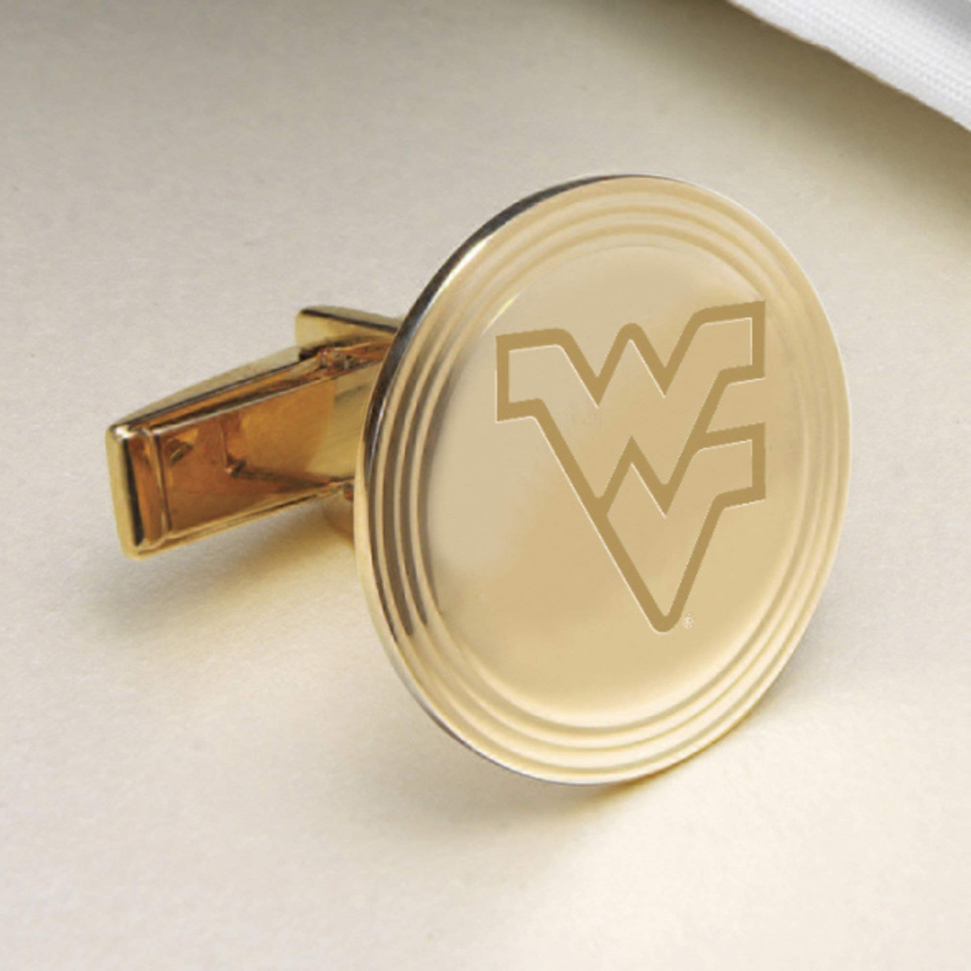 West Virginia University 18K Gold Cufflinks