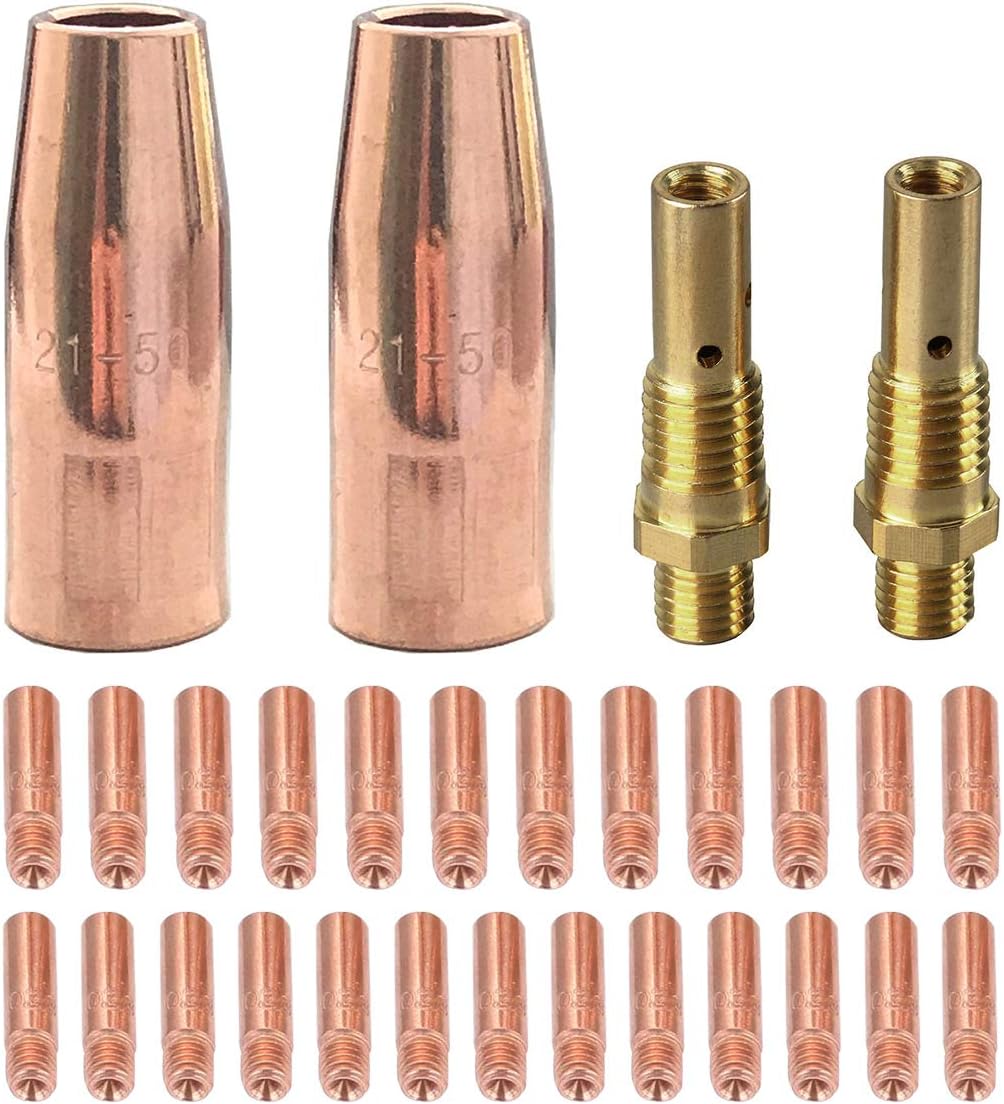 RIVERWELD MIG Welding Gun Gas Diffuser 35-50 For Lincoln Magnum 100L And Tweco Mini 1 5pk