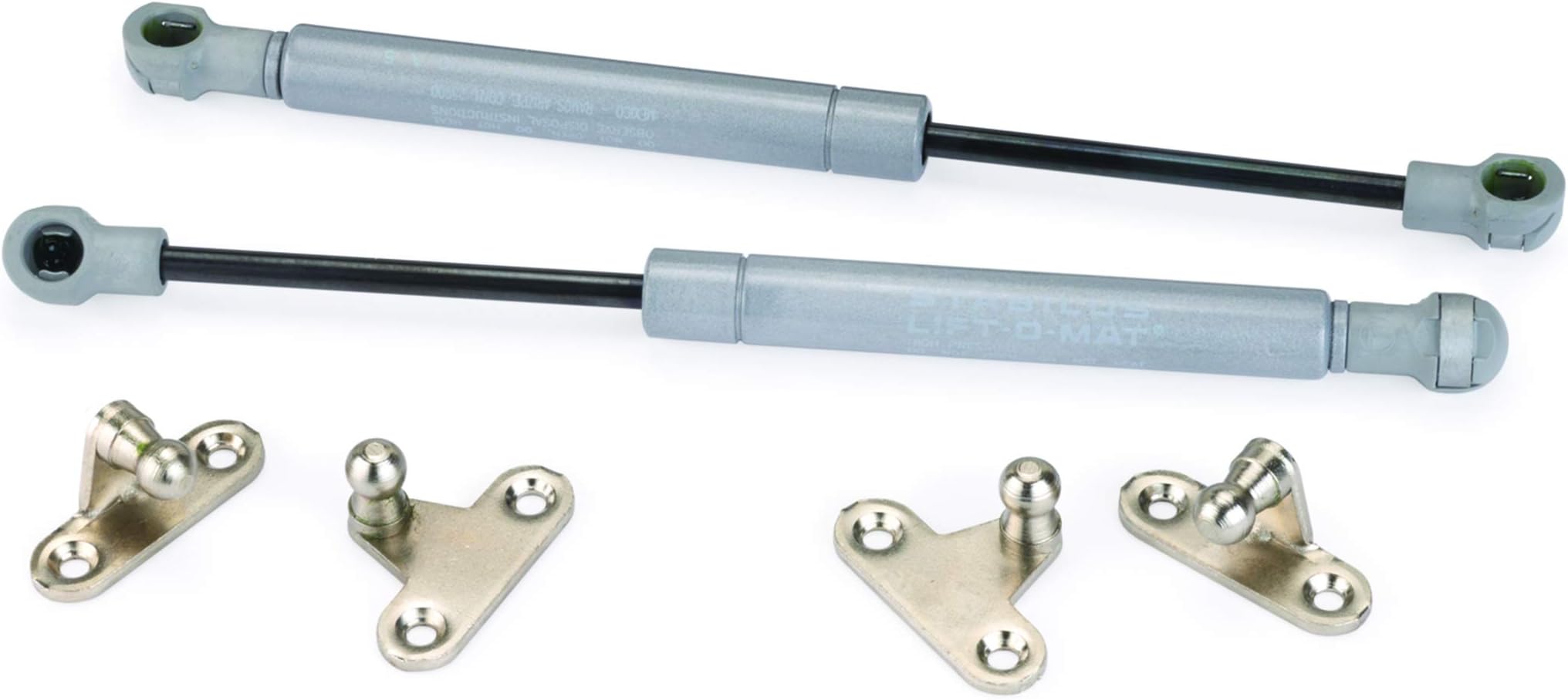 LiftOMat Gas Springs Silver, Pair Automotive