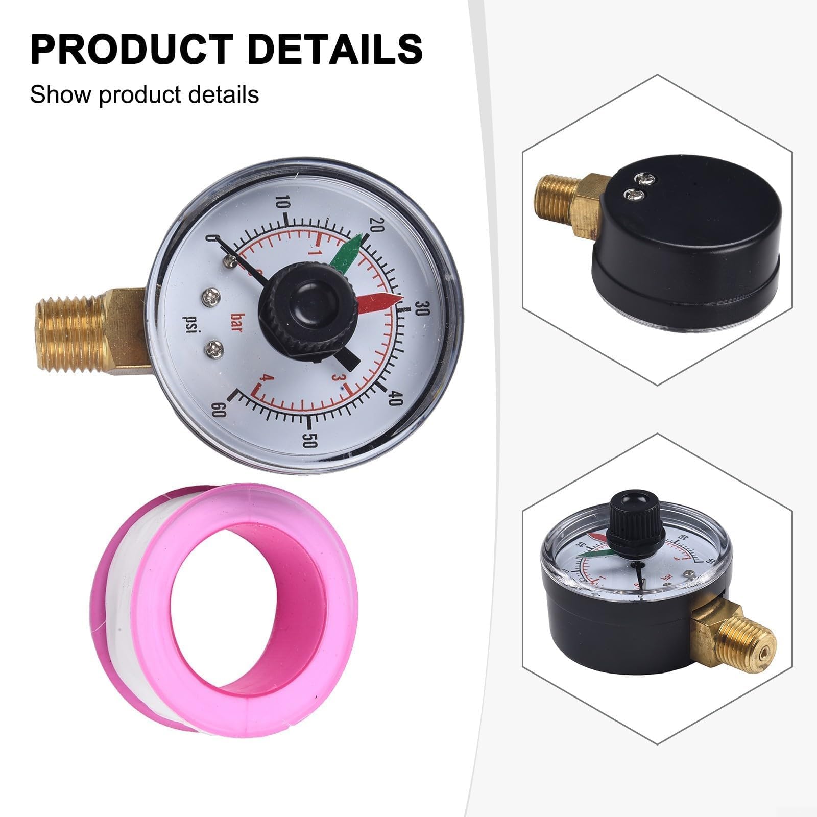 Manómetro 190058 de repuesto para filtro de piscina Hayward ECX271261