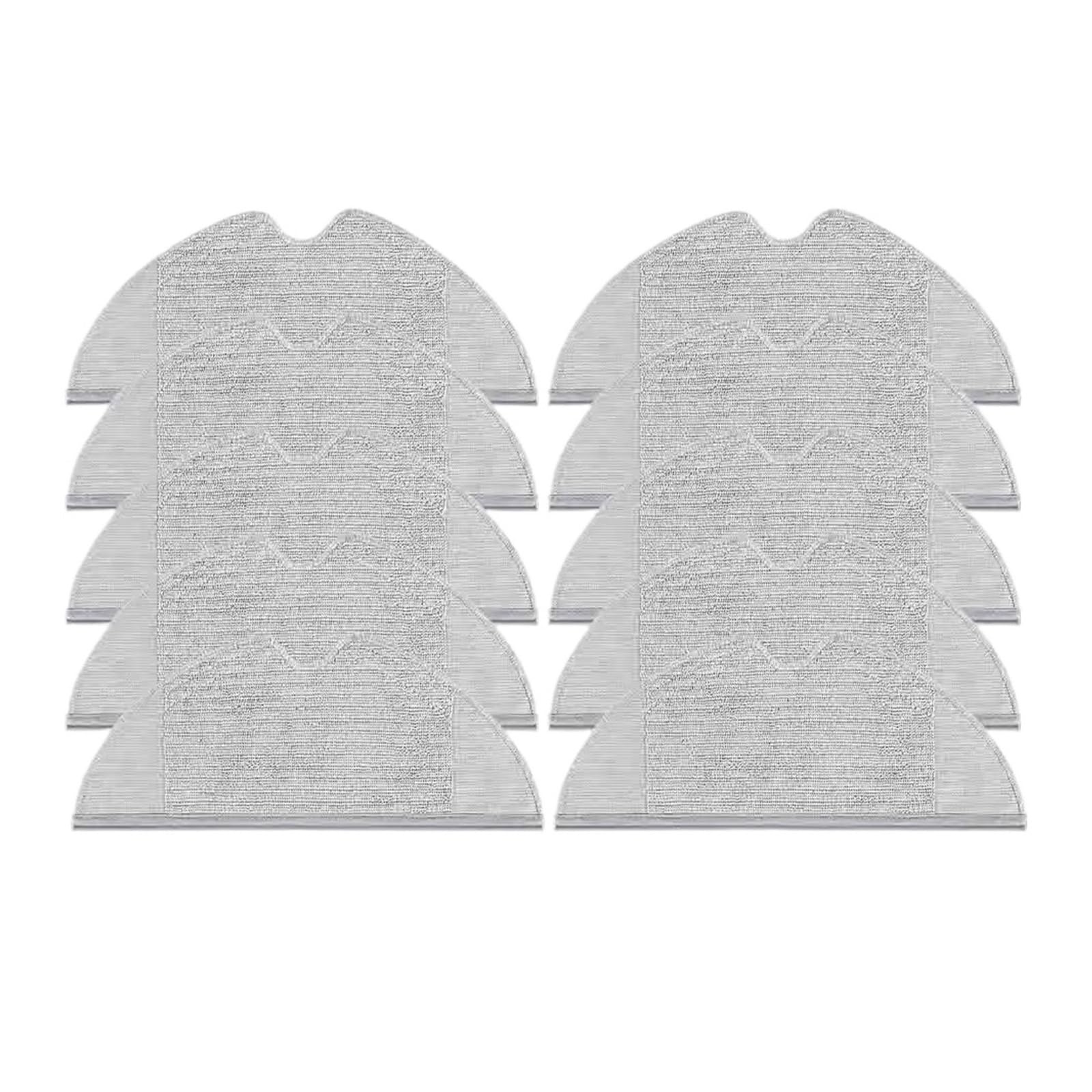 Washable Mop Cloth，Compatible for Xiaomi，Compatible for MIJIA，1C 2C 1T STYTJ01ZHM STYTJ02ZHM Robot Vacuum F9 D9 Wipes Rags Parts(10PCS)
