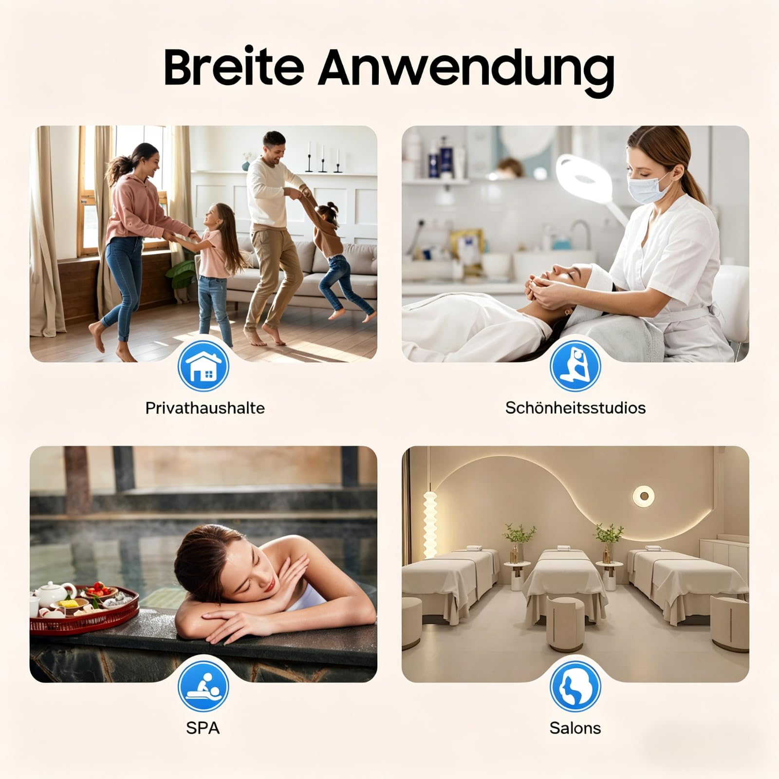 7-in-1 Hydro Dermabrasion Gerät mit LED-Maske, Weiß | 26W, LED-Touchdisplay, 4 Saugmodi, 6 Aufsätze, RF-, Ultraschall-, Kühl- und Mikrosonde, Salon & Zuhause