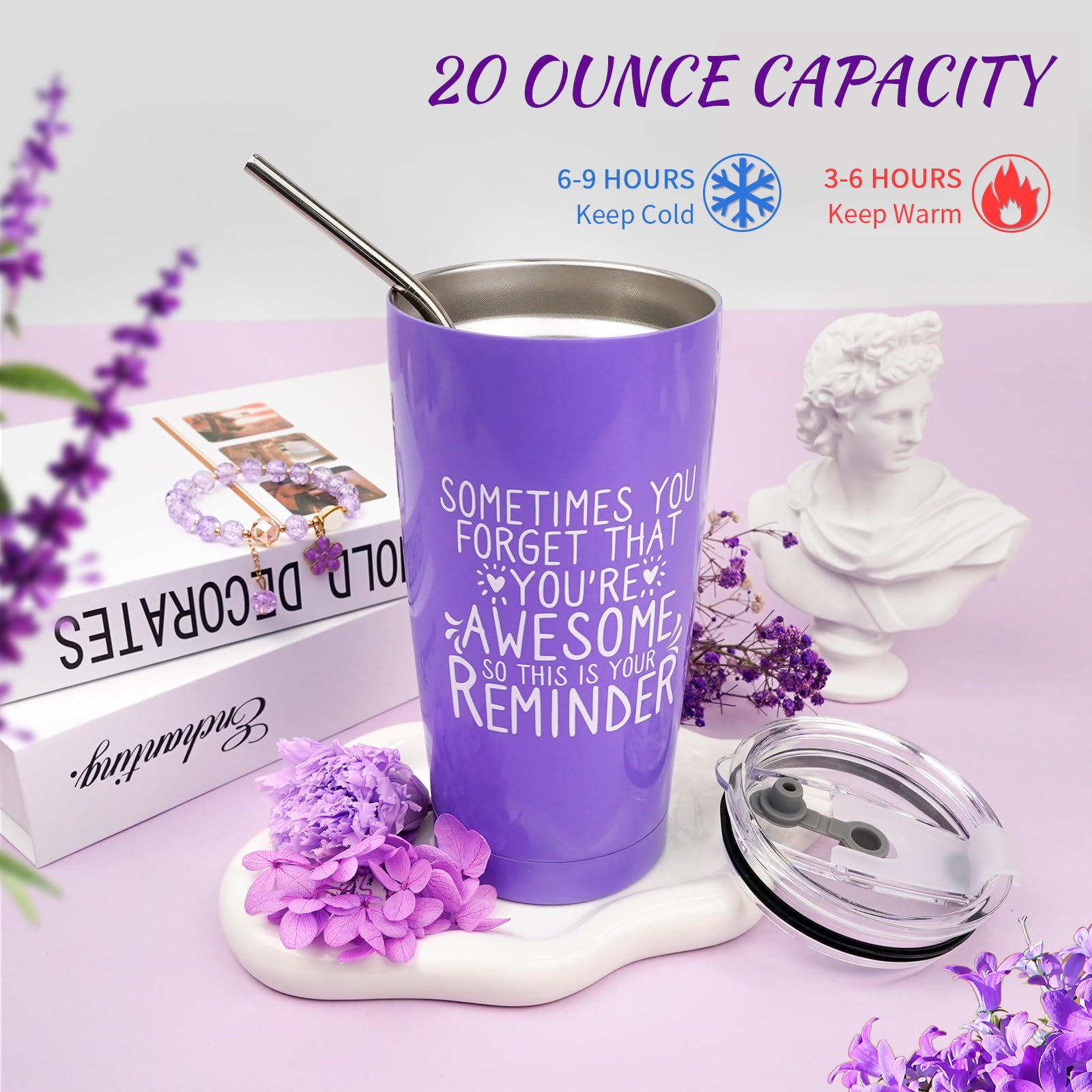 Cestino da spa da donna, cesto regalo alla lavanda, confezione da 16 pezzi per la cura di sé per donne, mamma, moglie, fidanzata, sorella, set unico per la guarigione per compleanno, festa della mamma
