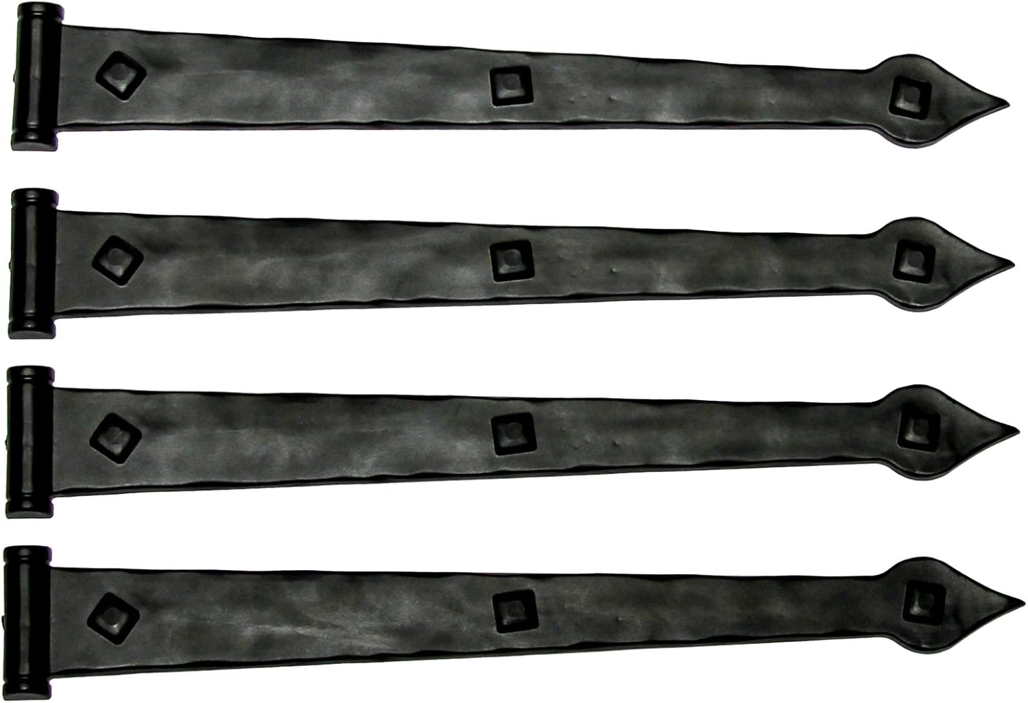 Decorative Carriage House Garage Door Hardware Kit - Hinges - Magnet Mount