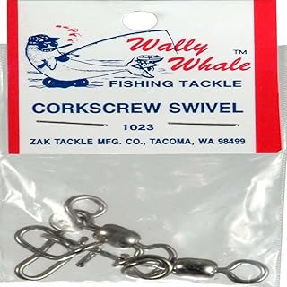 Zak Tackle Corkscrew Swivel Fishing Equipment, Size 4/0