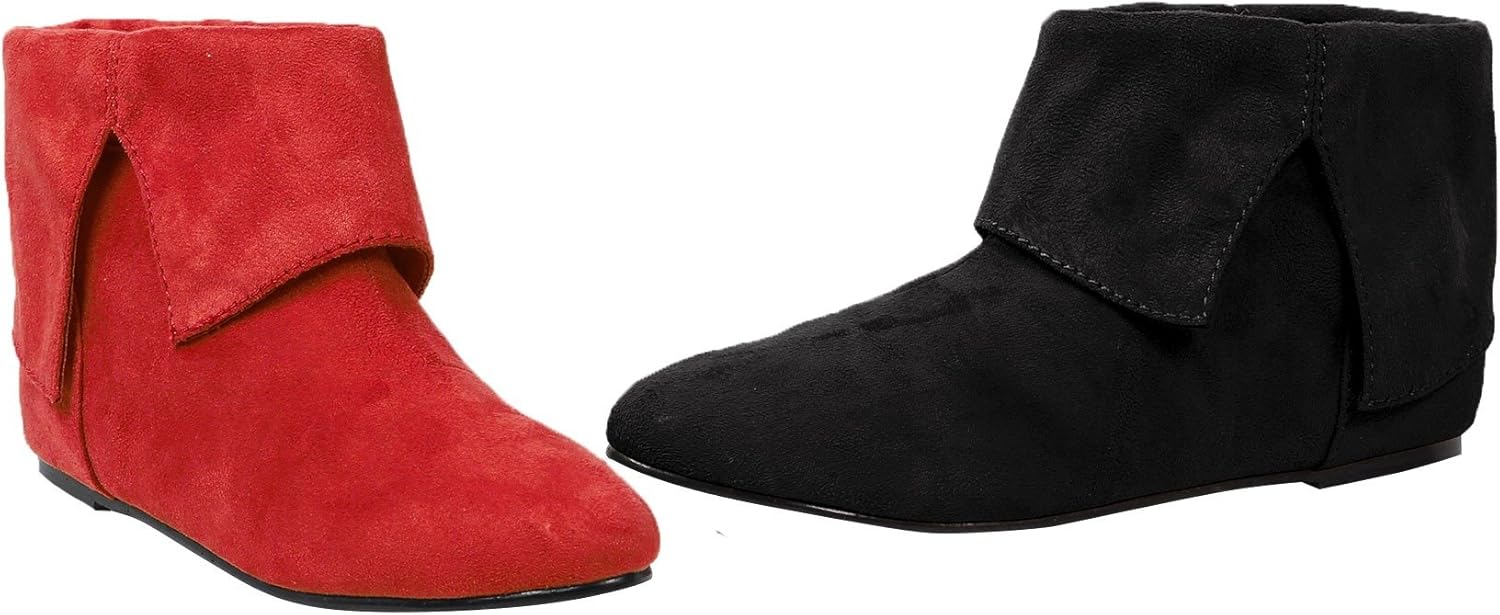 Ellie Shoes Women's 015-QUINN Ankle Boot, Black/red, 6 M US