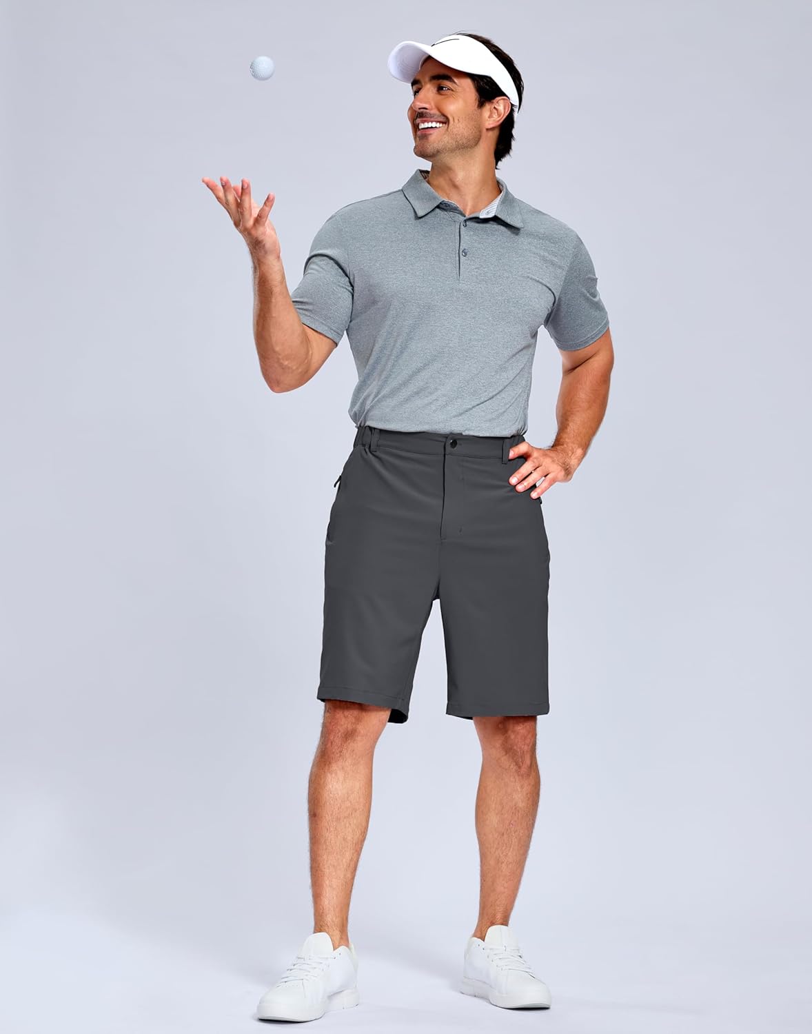 G Gradual Men's Shorts 7"/ 5"/ 9" Lightewight Casual Shorts for Men Hiking Golf Shorts with 3 Zipper Pockets - Image 6