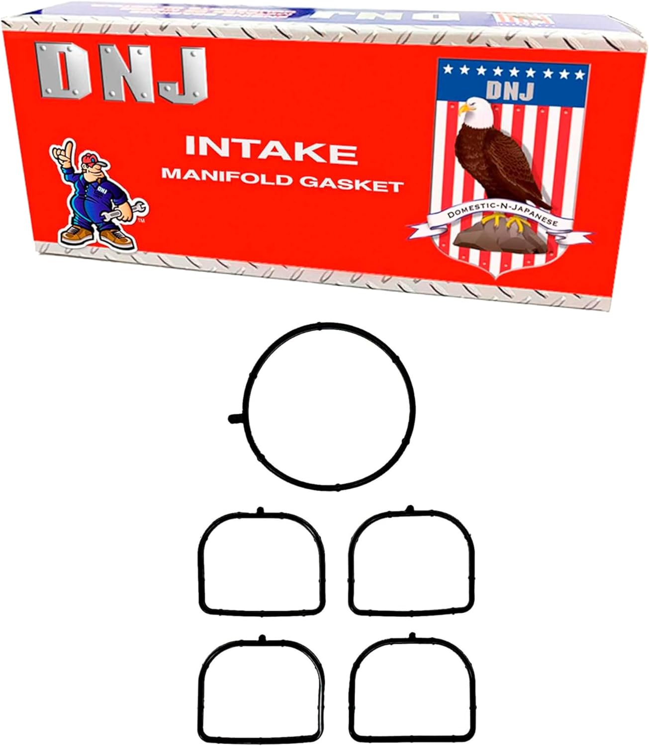 DNJ IG4303 Intake Manifold Gasket Set for 2013-2014 Hyundai Genesis Coupe 2.0L L4 16V DOHC 1998cc