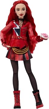 Mattel Disney Descendants: Wicked Wonderland, Red, Daughter of Queen of Hearts Fashion Doll, with Removable Outfit & Accessory, Inspired by the Movie