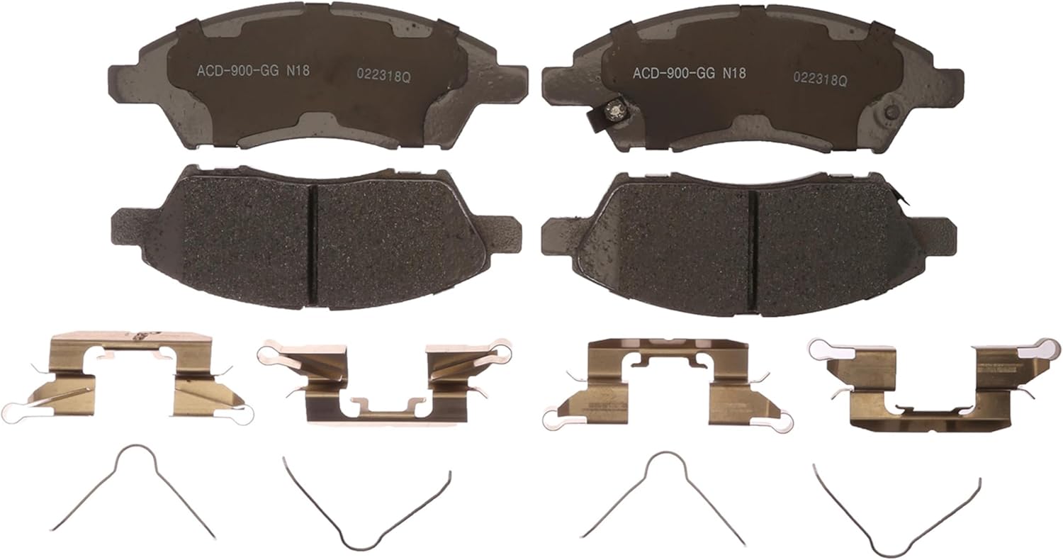 ACDelco Silver 14D1592CHF1 (19383276) Ceramic Front Disc Brake Pad Set