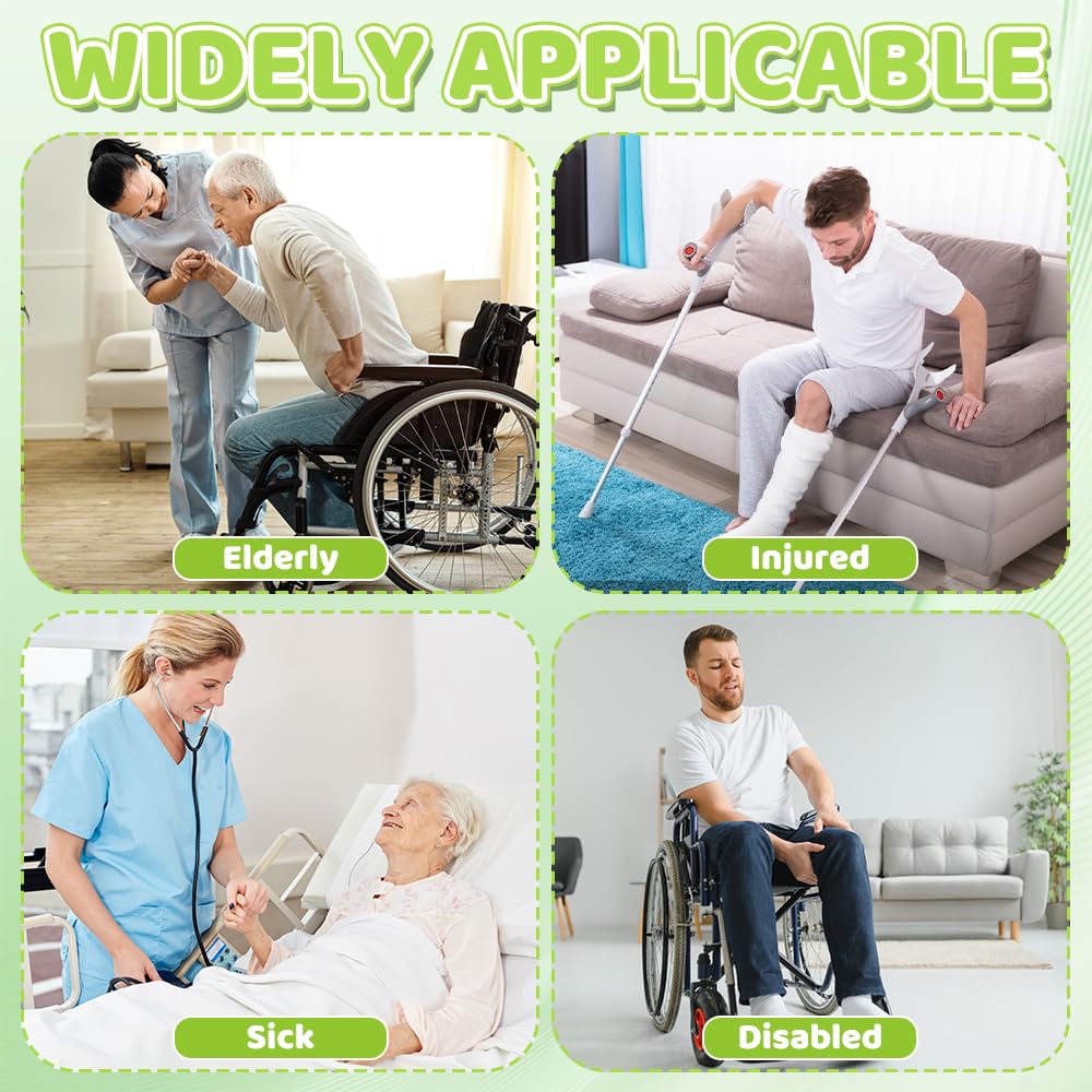 Ausili per Disabili, HOVCEH Disco Girevole Antiscivolo Trasferimento per Pazienti Allettati Fino a 120 kg, Turntable Transfer Aid Girevole a 360° per Mobilità Trasferimento