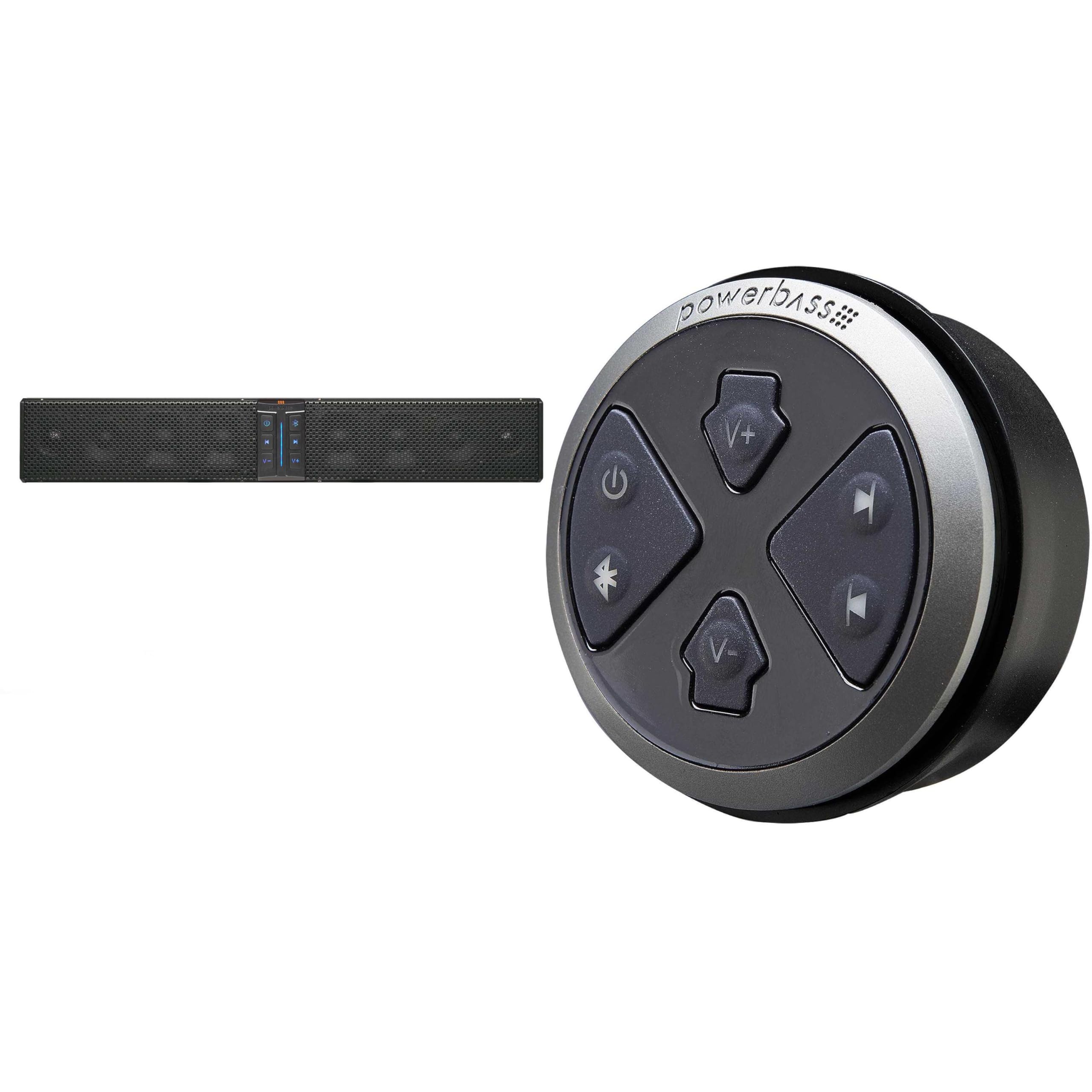 PowerBass XL-850-8 Speaker System Bluetooth Powersports Sound Bar with XL-SBCON - Wired Remote Controller