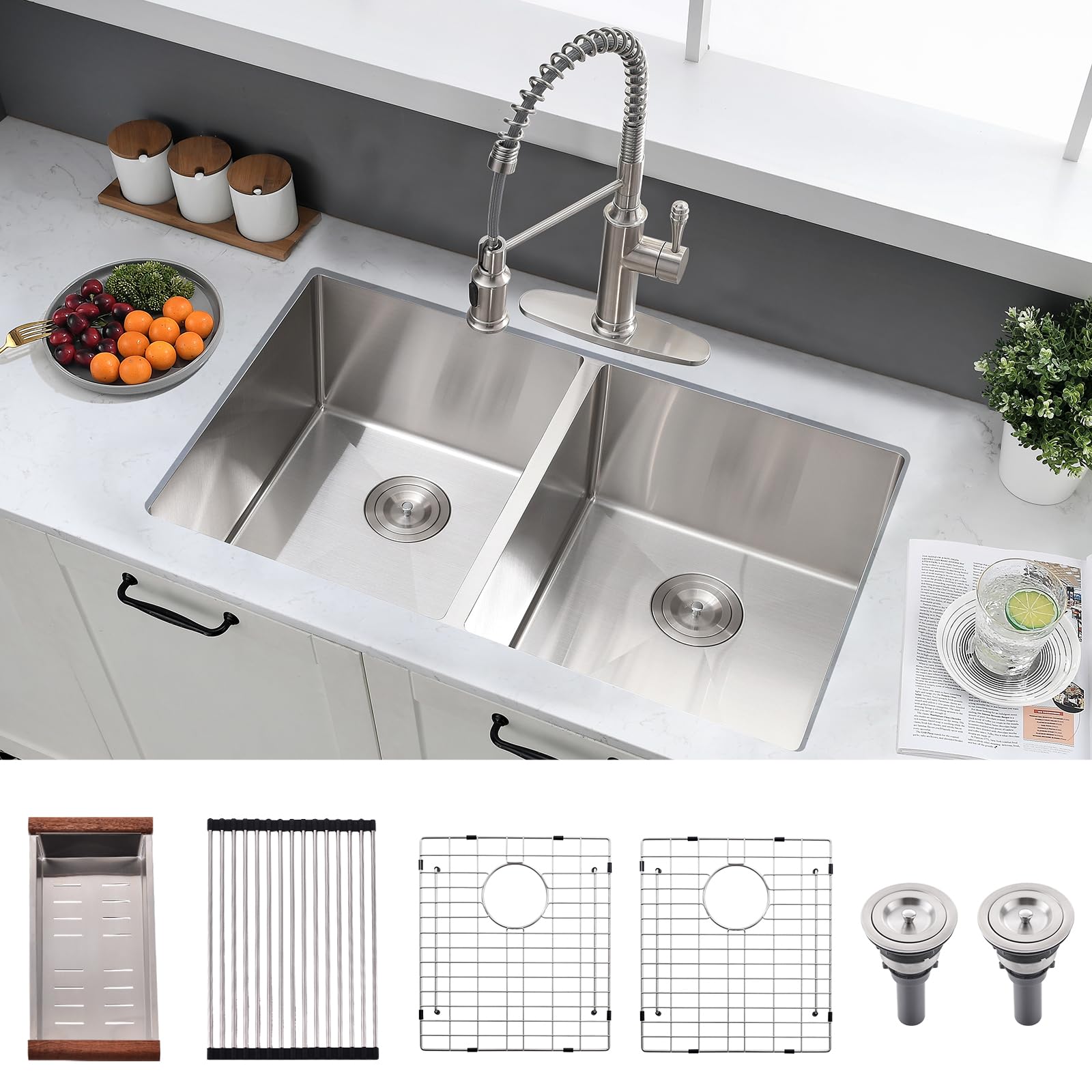 Évier de cuisine encastrable pour résoudre le manque d'espace et les bruits d'eau