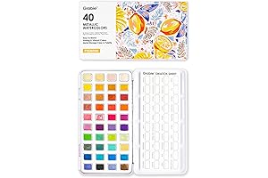 Grabie Metallic Watercolor Paint Set: Vibrant Shimmers for Artistic Excellence