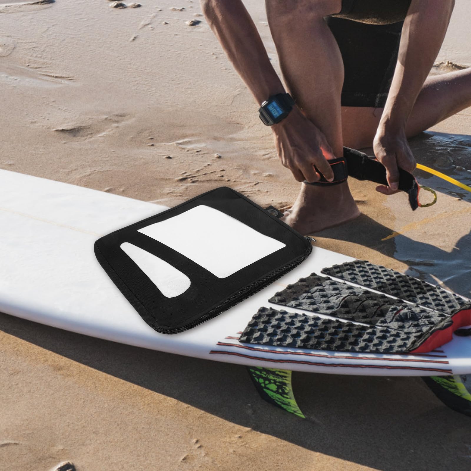 Surfbrett Finnen Tasche mit Großem Fassungsvermögen für Paddleboard Zubehör und Heckruder Aufbewahrungstasche für Wassersportler