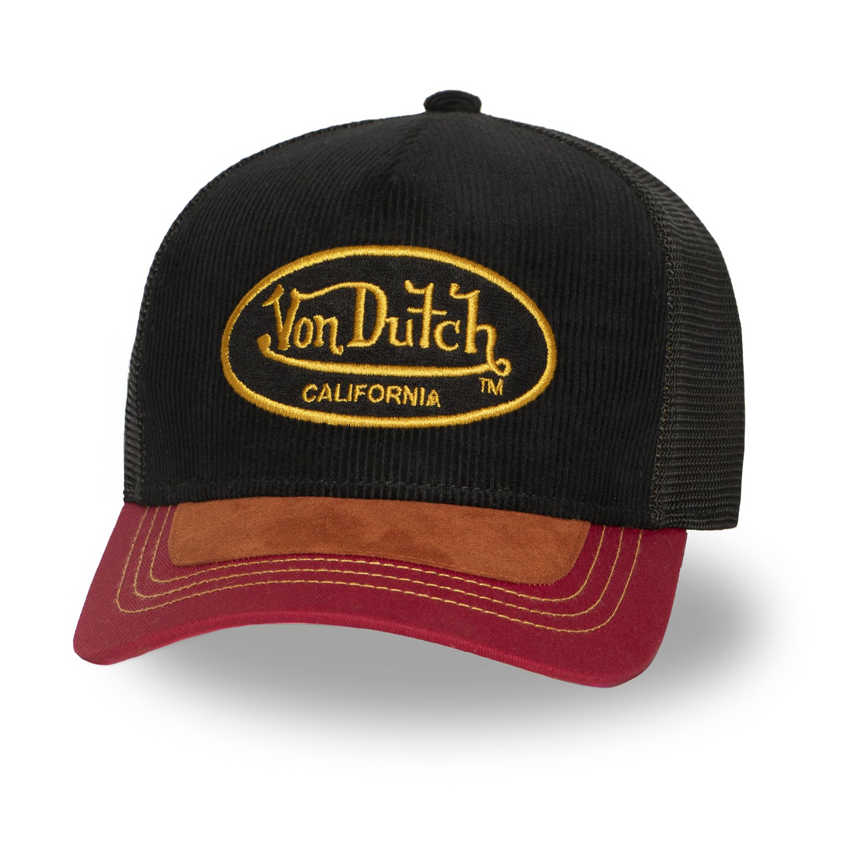 Von Dutch Czapka męska i damska z daszkiem, regulowana czapka typu Snapback Trucker
