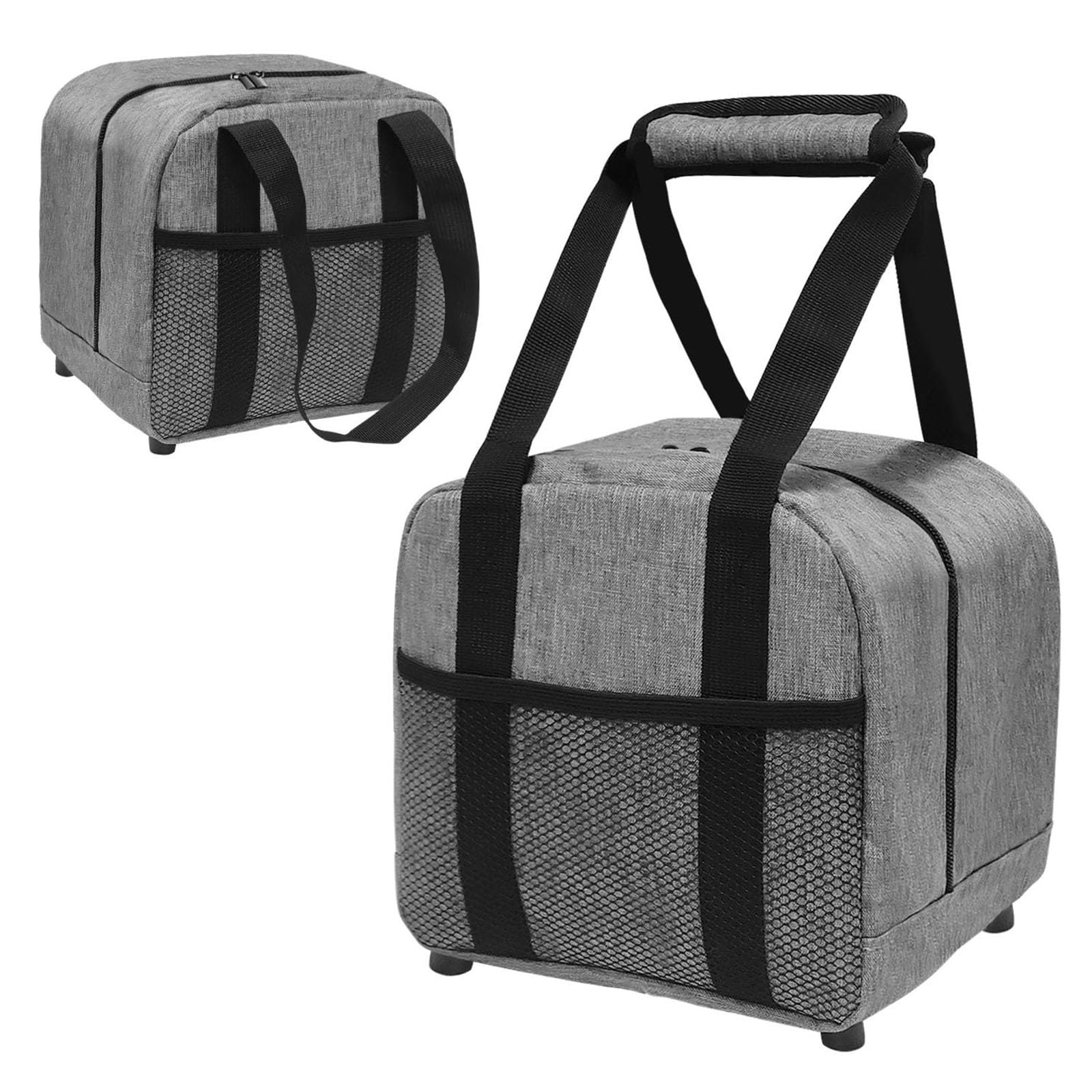 Bolsa de bolos portátil con soporte acolchado para almacenamiento seguro, bolso individual portátil