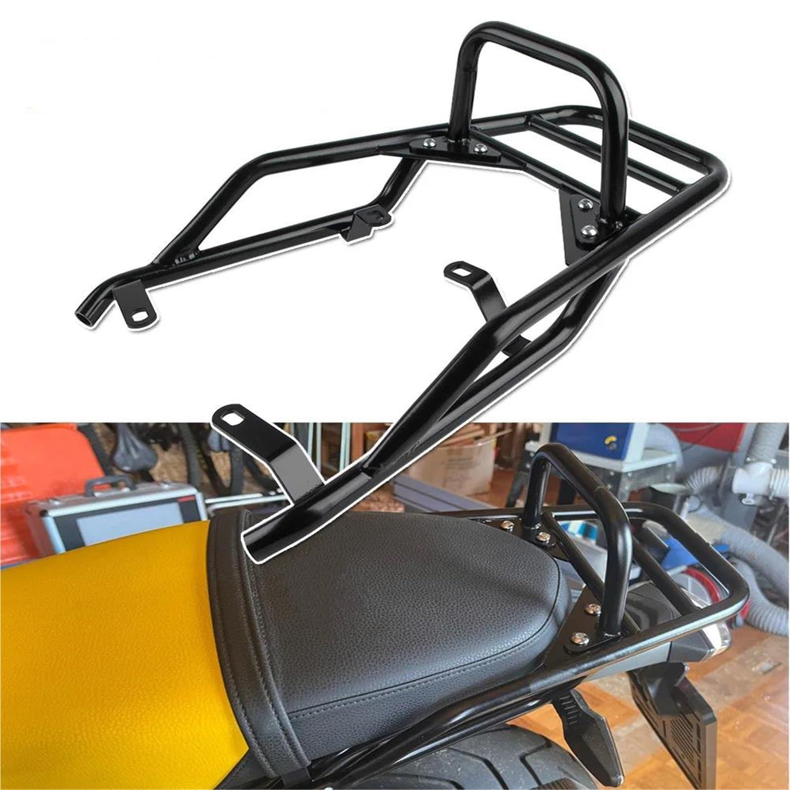 Porte-Bagages arrière Porte-Bagages pour Moto avec Poignée pour B&MW pour R Nine T 2014-2022 2023