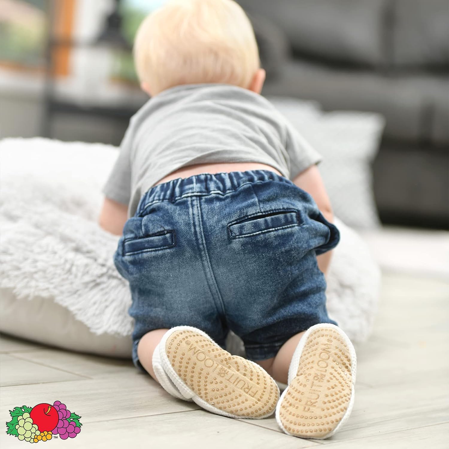 Fruit of the Loom(フルーツオブザルーム) 快適 保温ラップブーティ 滑り止め付き 女の子 男の子 ユニ