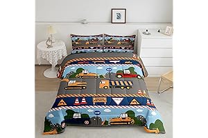 Kids Construction Comforter Set: Experience Pure Comfort and Adventure