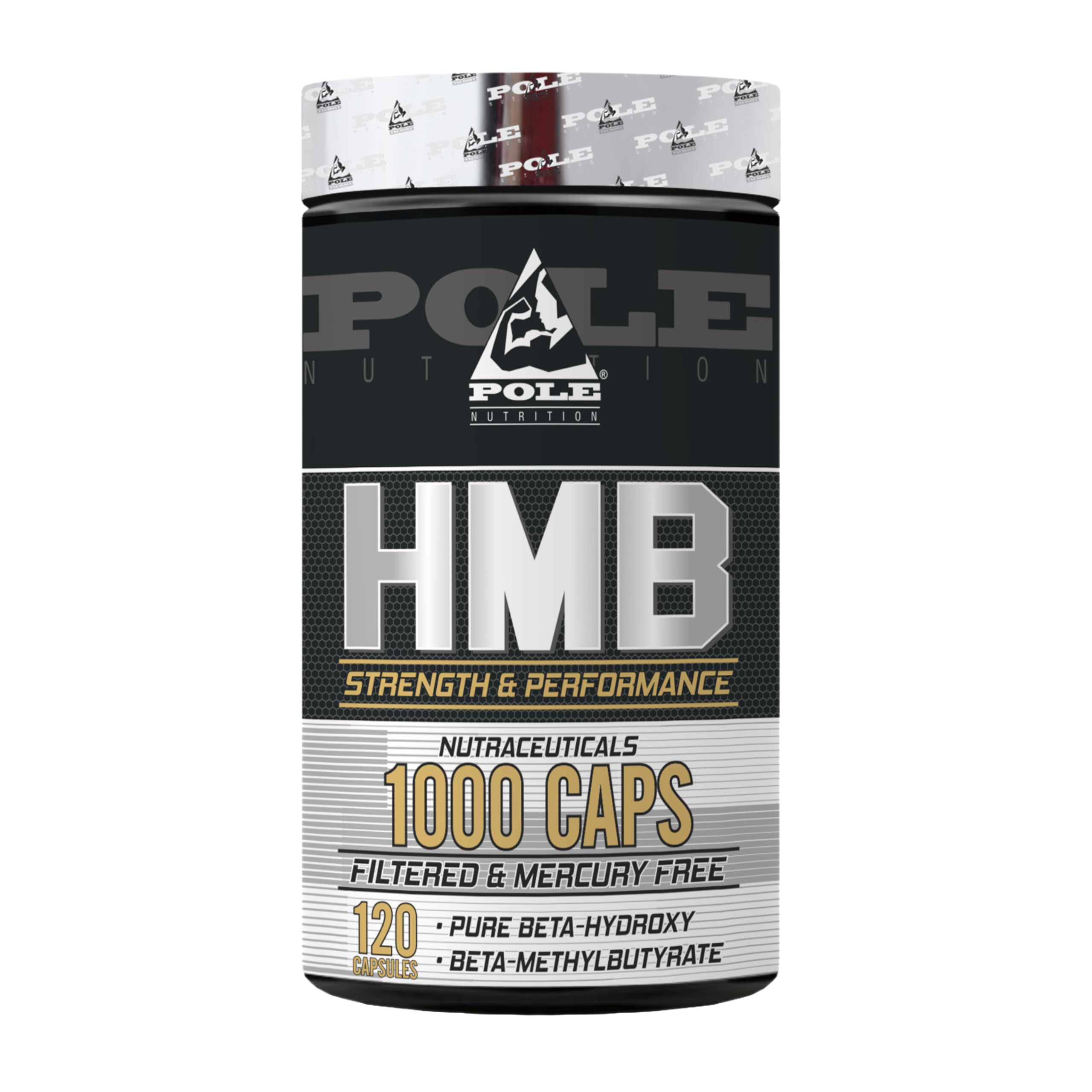 - Pole Nutrition HMB Strength And Performance - Pure Beta-Hydroxy for Heart Health Support | 120 Capsules, Essential for Strength and Performance