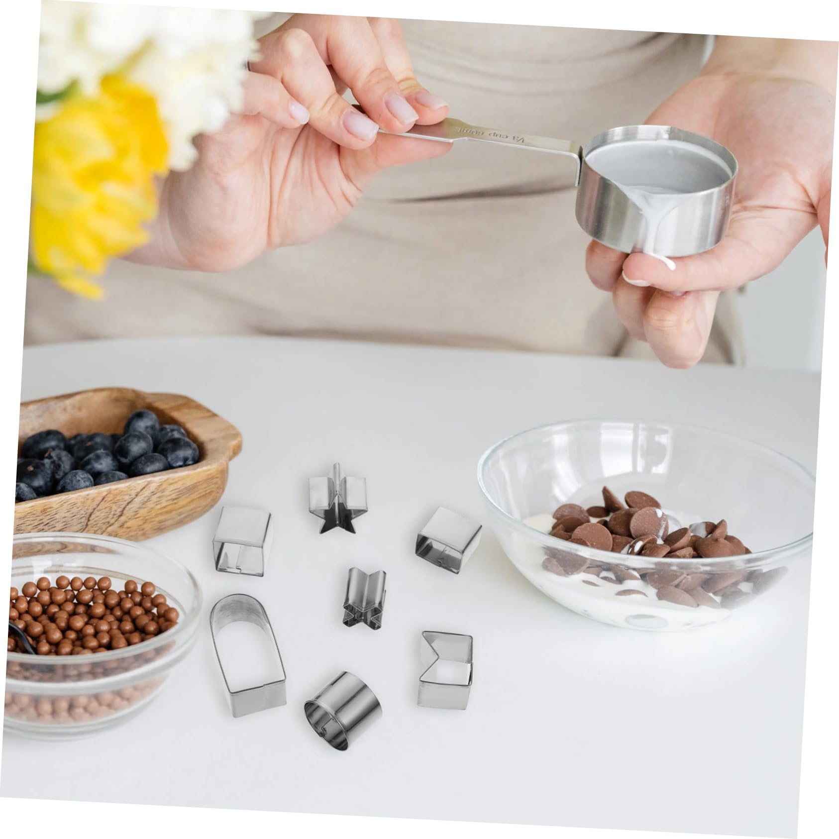 Emporte-pièces 3d en Acier Inoxydable 1 Set pour Biscuits de Noël Baking Décors Festifs