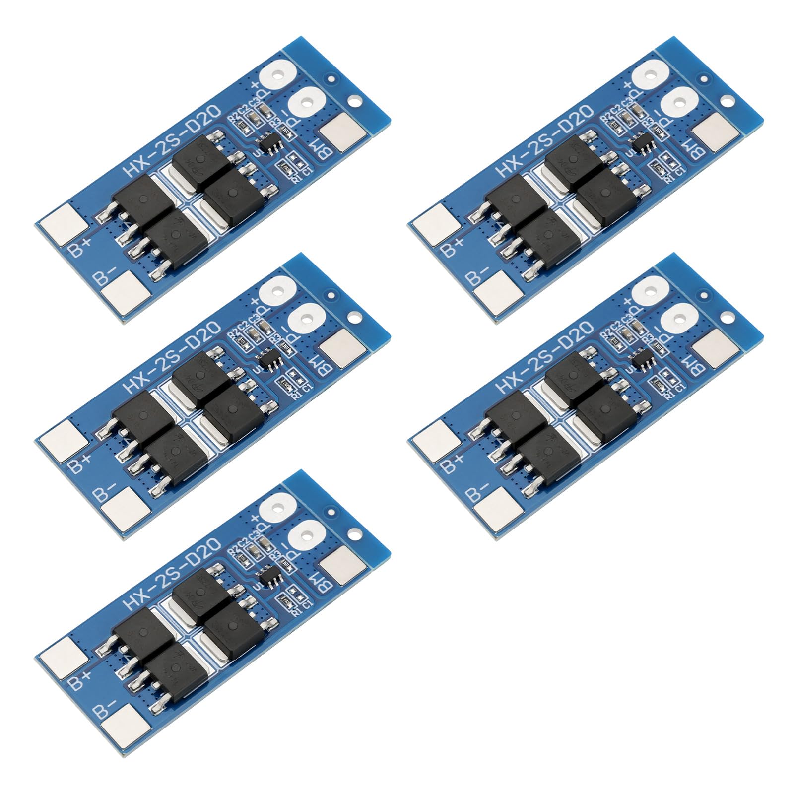 Scheda Di Protezione Della Batteria 2S 7,4 V 13 A Bilanciamento Li-ion Litio 18650 46 X 20 X 3,6 Mm