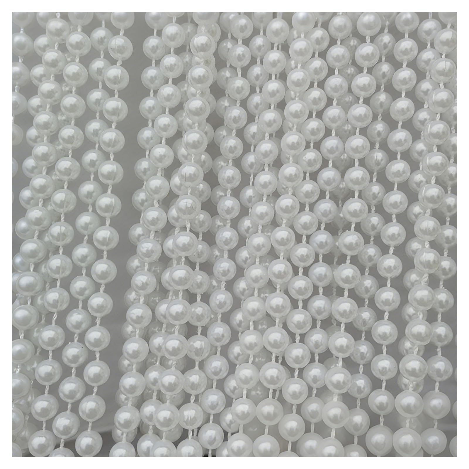 Okllen 60-Pack Faux Pearl Necklaces