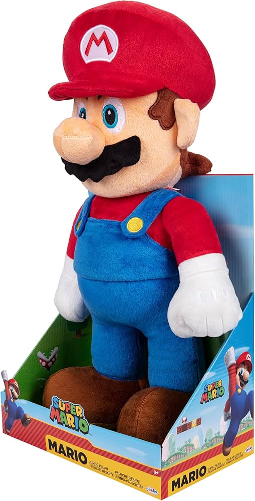 Amazon.co.jp: 任天堂マリオの世界 ジャンボぬいぐるみ : おもちゃ