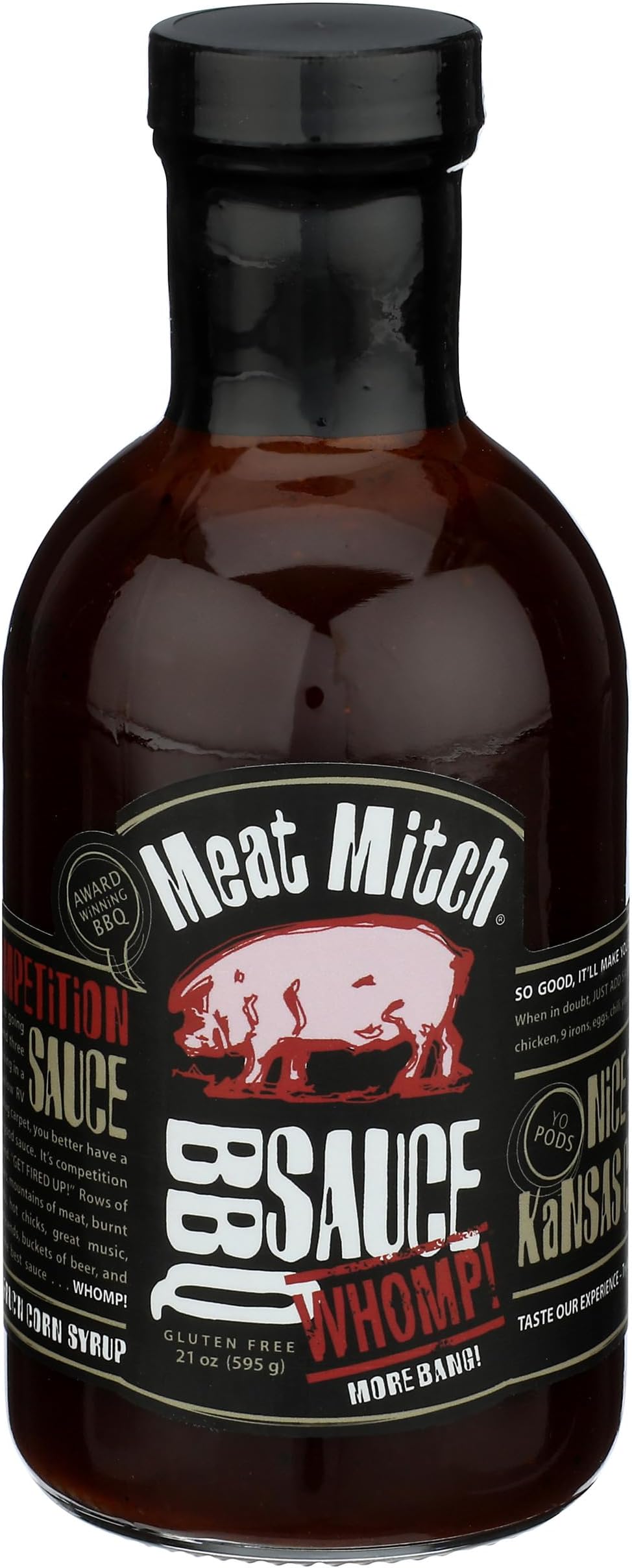 WHOMP! BBQ Sauce, 21.0 Ounce | Kansas City Gourmet Competition Barbecue Sauce