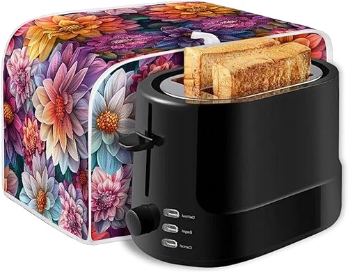 Miniatura 128 de Starry Night Toaster Covers 2 Slice Protectores de huellas dactilares a prueba de polvo y protección contra grasa para electrodomésticos Noche