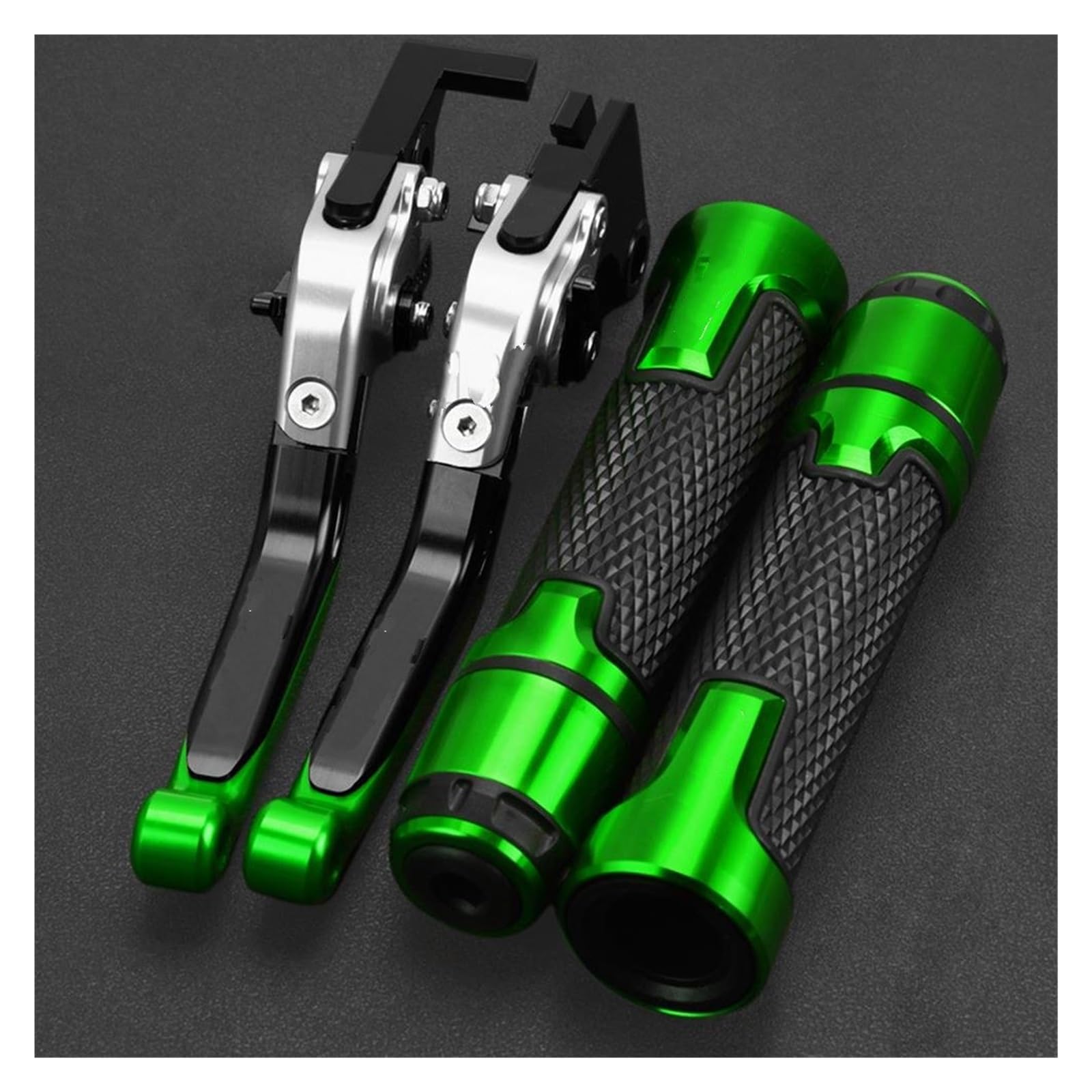 Tingyus M Otorbike Brake Lever For Kawasaki For Z800 2013-2017 Otorcycle Adjustable Aluminu Brake Clutch Lever Handlebar Hand Grip End(M)