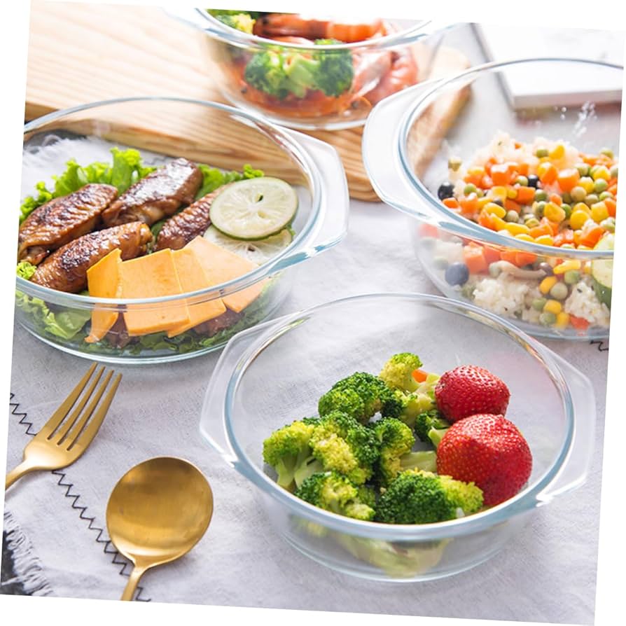 Amazon.co.jp: Frcolor 1個 強化ガラスボウル ガラスの