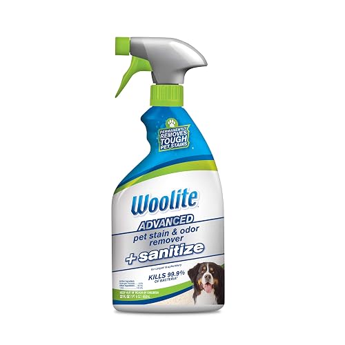 Woolite Advanced Pet Stain & Odor Remover + Sanitize, 11521 by Bissell