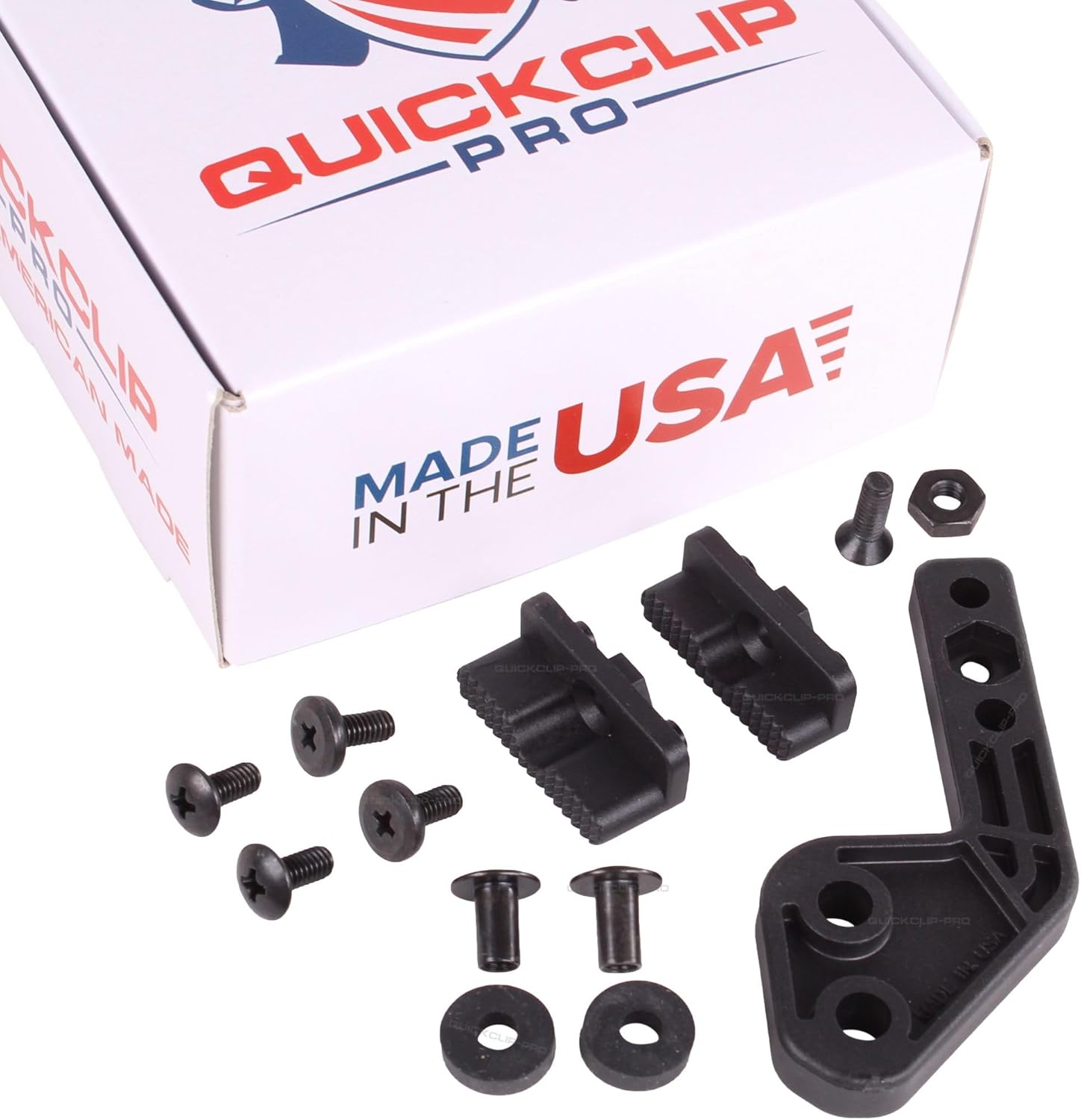 DCC Monoblock Holster Belt Clip & Standard Mod Wing Claw Combo Kit, Fits 1.5" IWB Belts - EDC Concealed Carry Gear Metal Clasp - with Mounting Screws/Hardware, USA Made