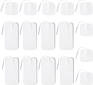 Electrode Pads for TENS/EMS Machines 2mm Pin Connector Square Electrode